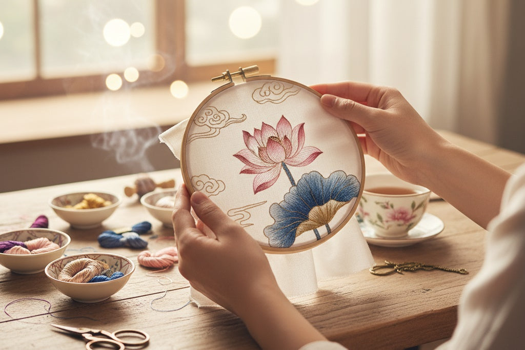 Slow Mindful Stitching: The Meditative Benefits of Needlework
