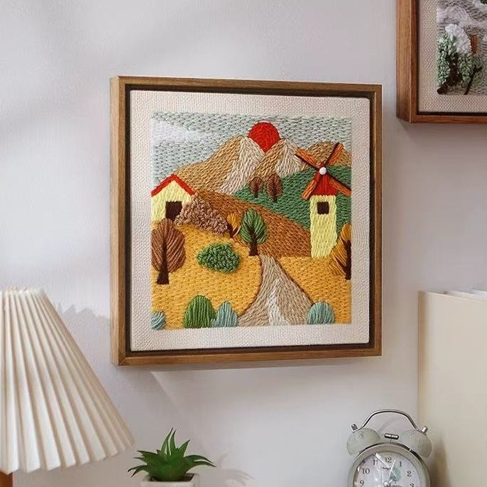 4 Seasons Landscape Punch Needle Kit