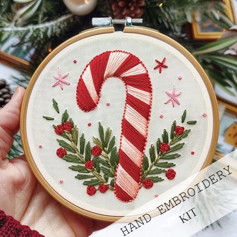 Merry Christmas DIY Embroidery Kit