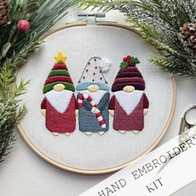 Merry Christmas DIY Embroidery Kit