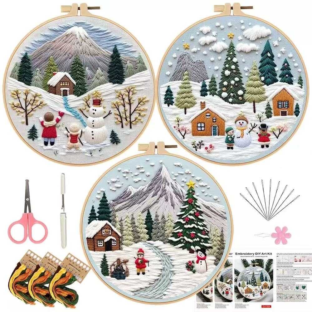 Christmas Embroidery Kits Bundle | 2025