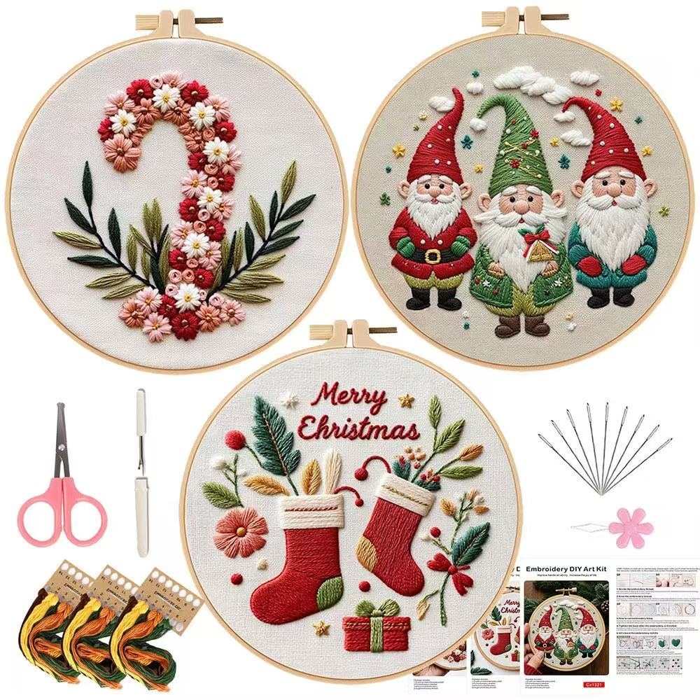 Christmas Embroidery Kits Bundle | 2025