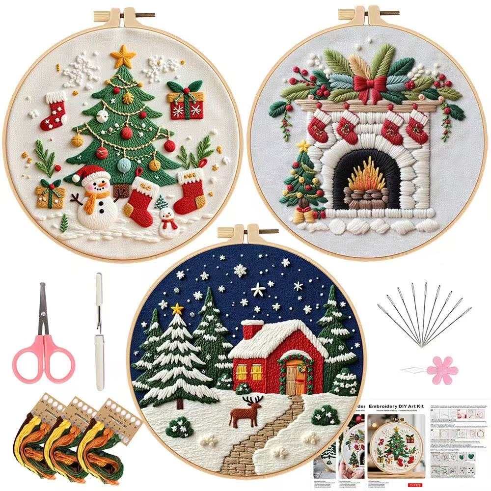 Christmas Embroidery Kits Bundle | 2025
