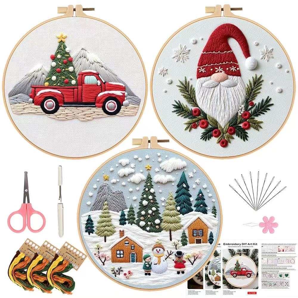Christmas Embroidery Kits Bundle | 2025