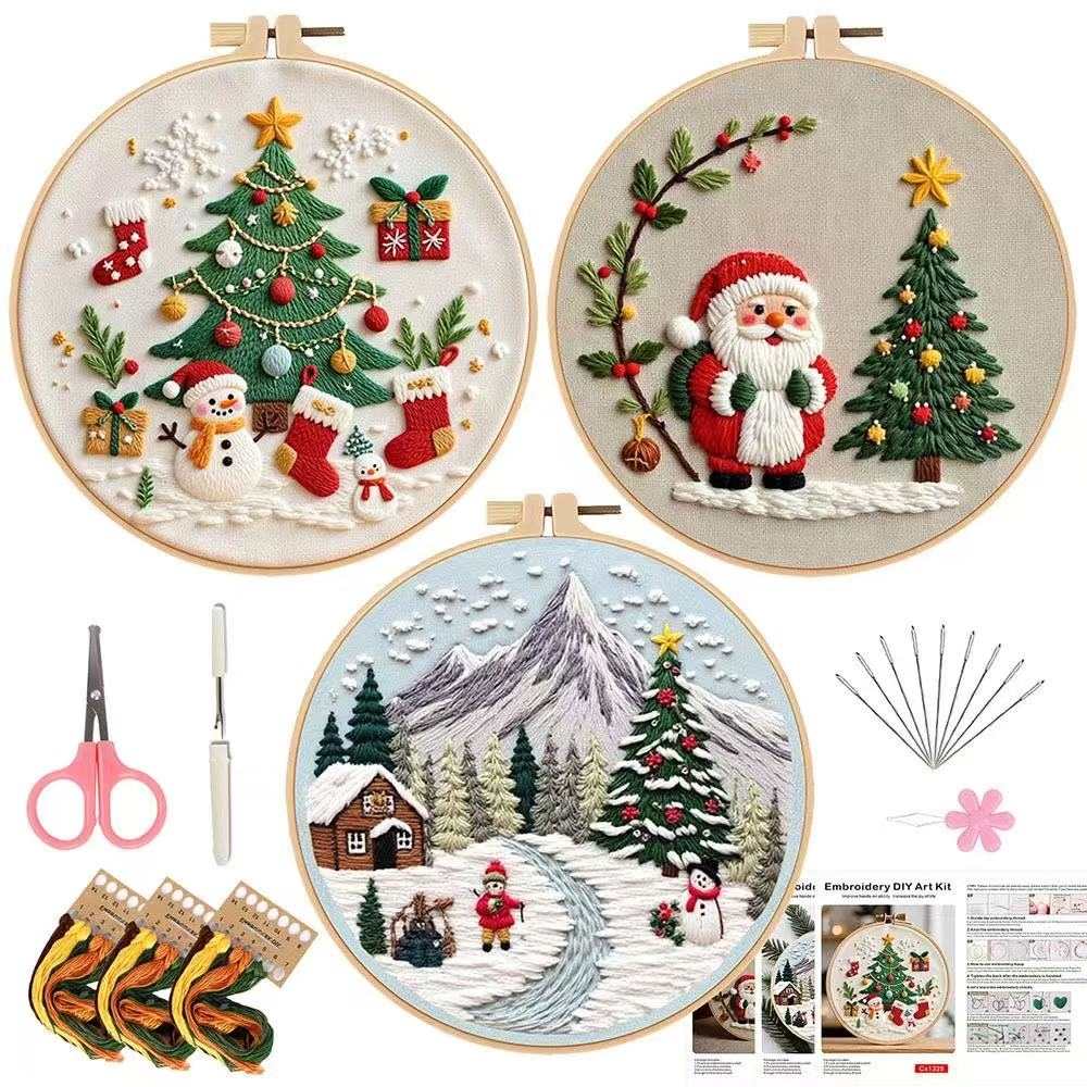 Christmas Embroidery Kits Bundle | 2025