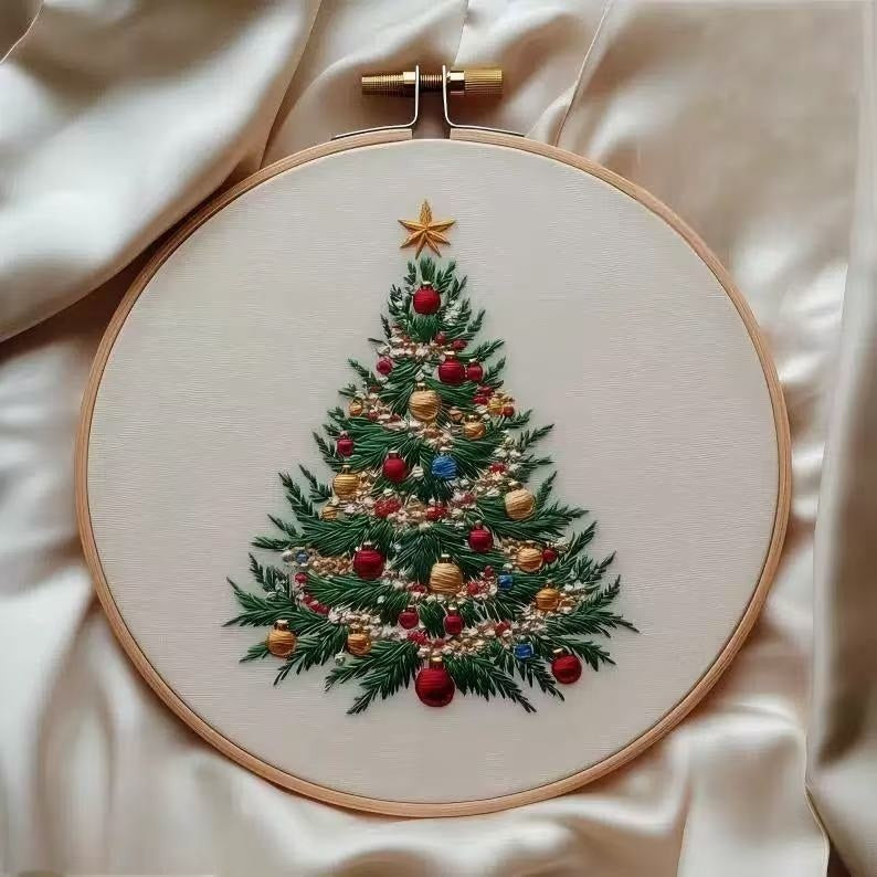Christmas Gnome Embroidery Kit | 4-in-1 Set