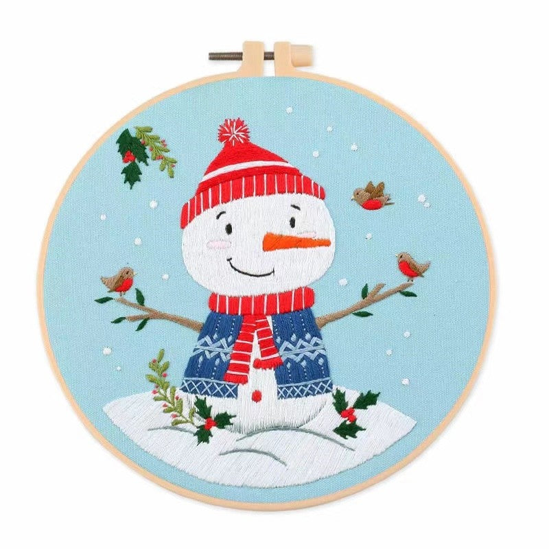 Christmas Glass Ball Hand Embroidery Kit