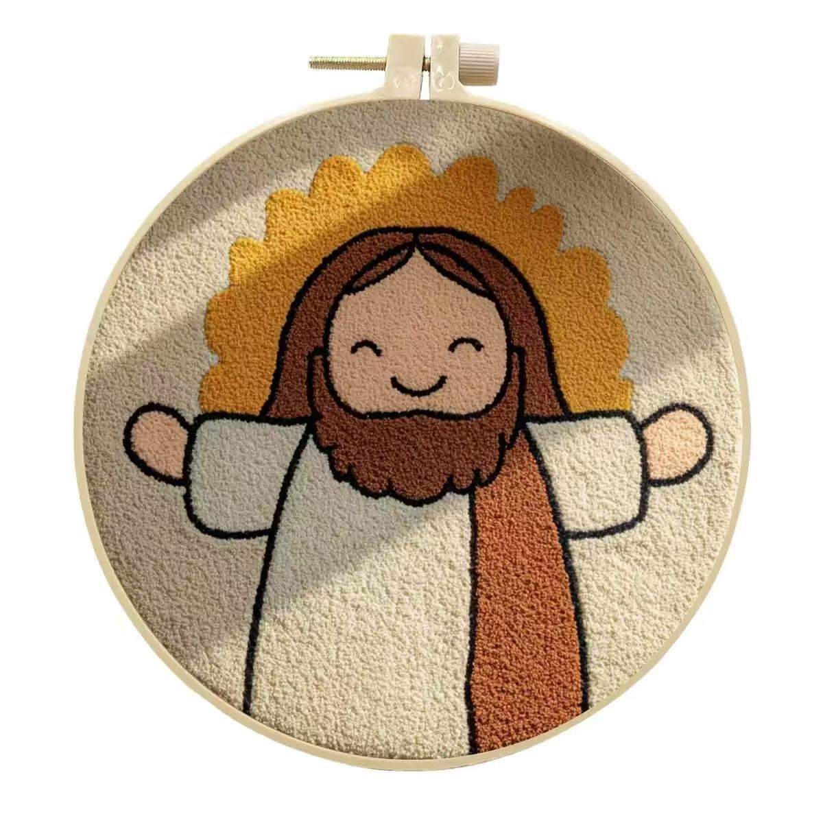 Happy Jesus Punch Needle Kit