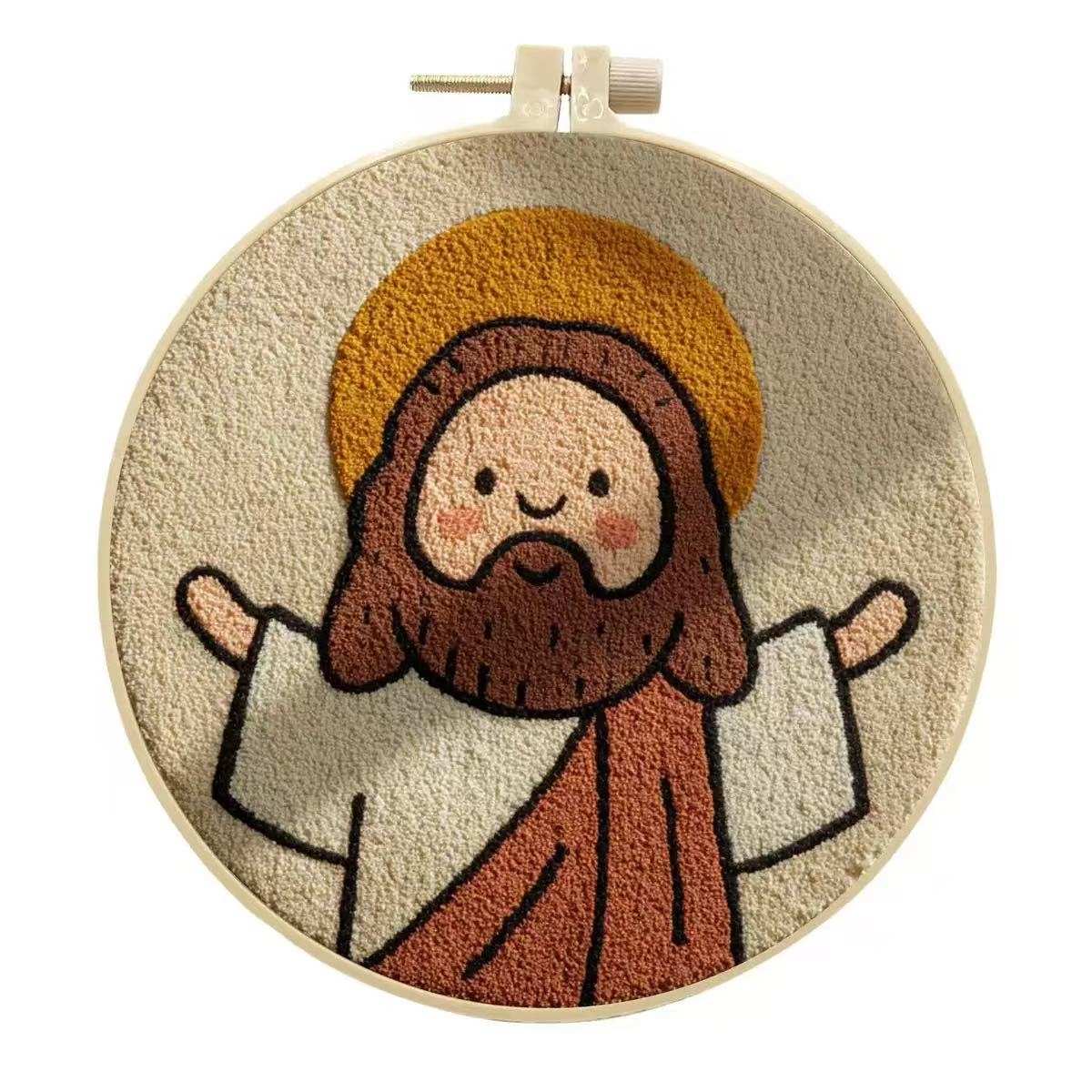 Happy Jesus Punch Needle Kit