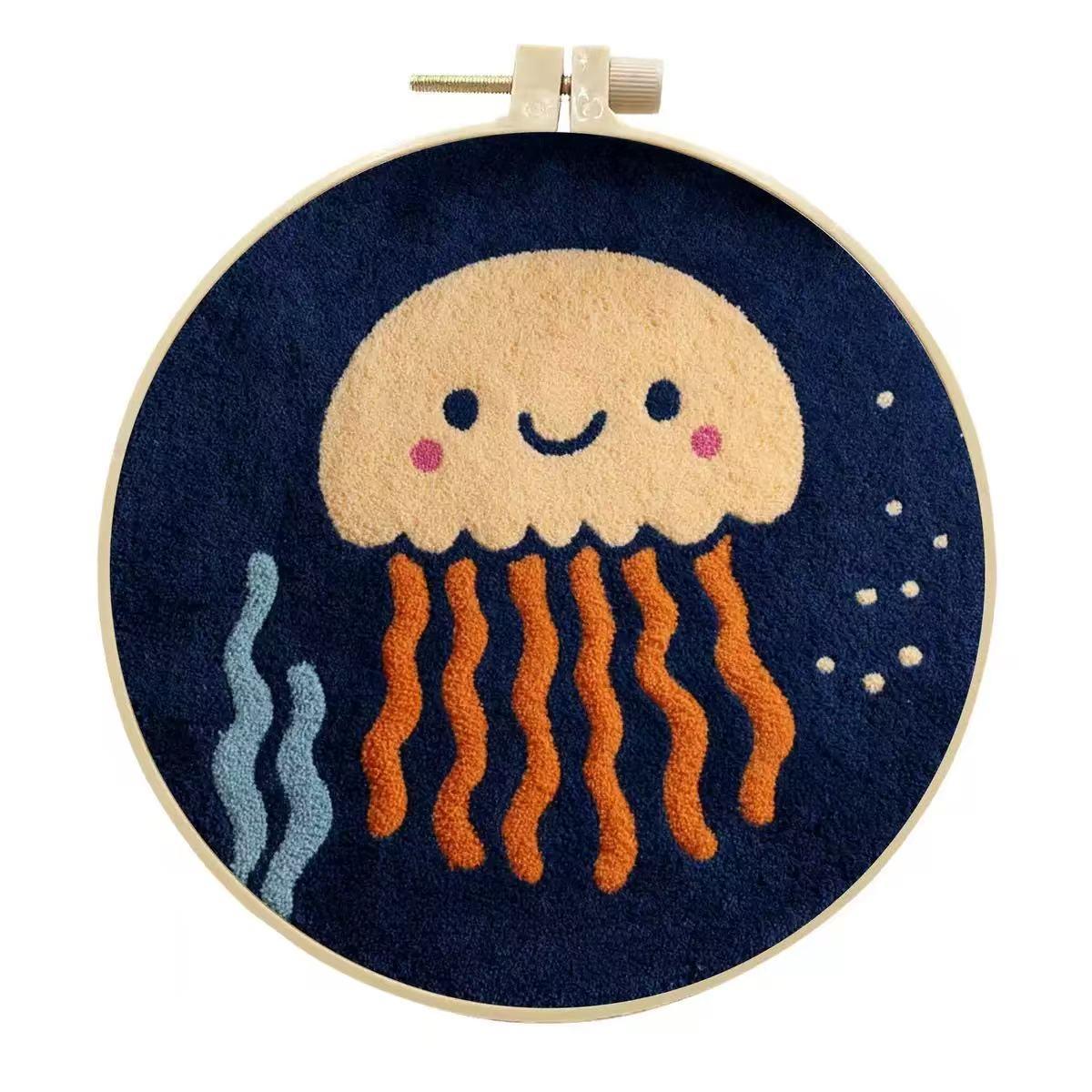 Jellyfish Punch Needle Kit | Beginner Level