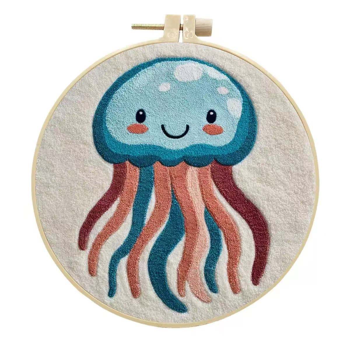 Jellyfish Punch Needle Kit | Beginner Level