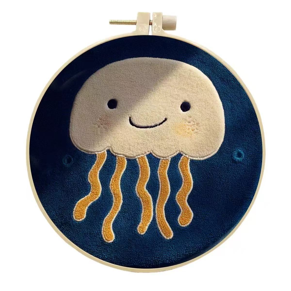 Jellyfish Punch Needle Kit | Beginner Level