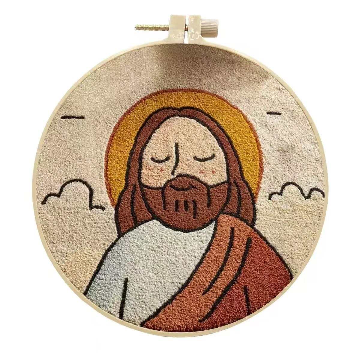 Jesus Punch Needle Kit | Beginner Christian DIY Project
