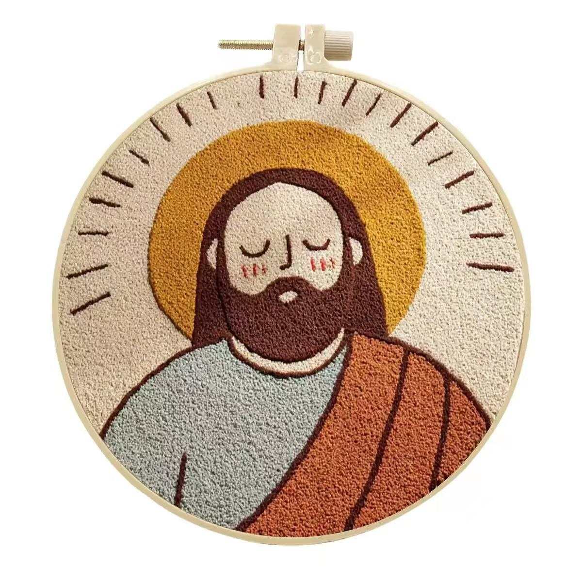 Jesus Punch Needle Kit | Beginner Christian DIY Project