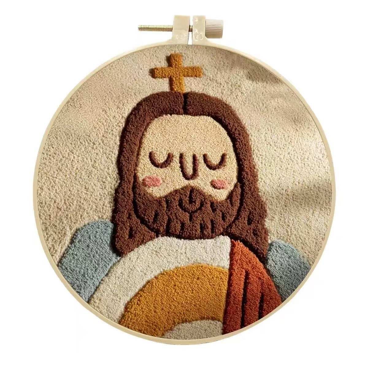 Jesus Punch Needle Kit | Beginner Christian DIY Project