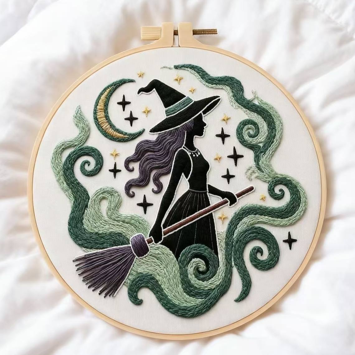 Magic Witch Embroidery Kit