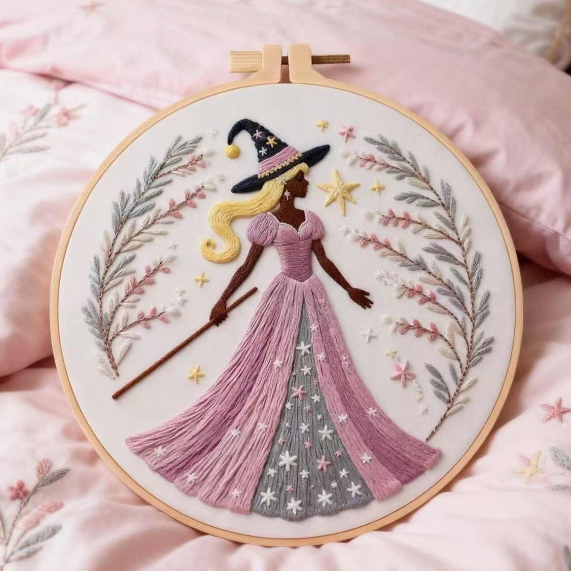 Magic Witch Embroidery Kit