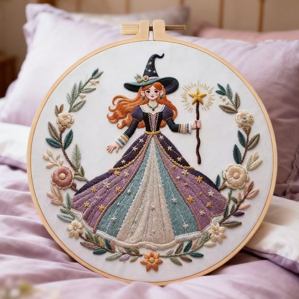 Magic Witch Embroidery Kit