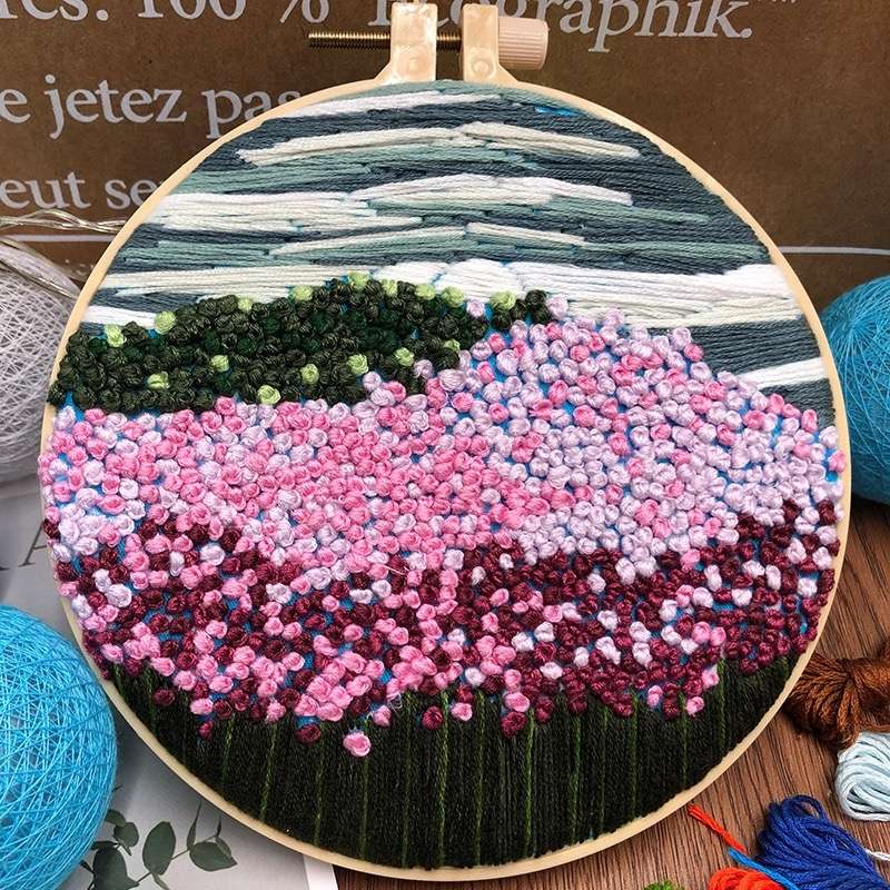 Ocean of Flower Embroidery Kit