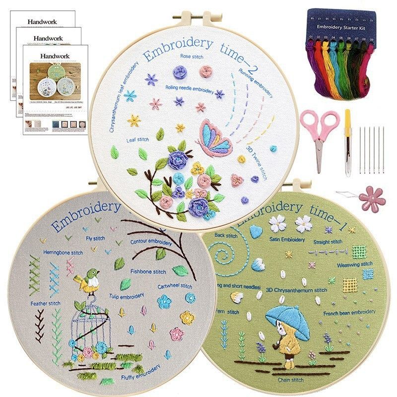 Feel Good Time | DIY Embroidery Start Kit Bundle