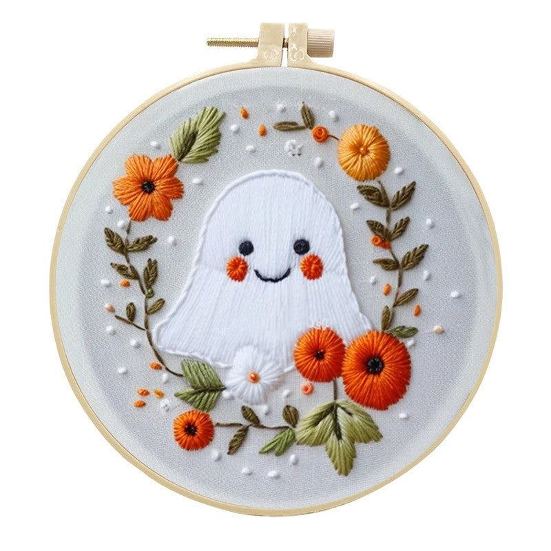 Pink Holiday Embroidery Kit