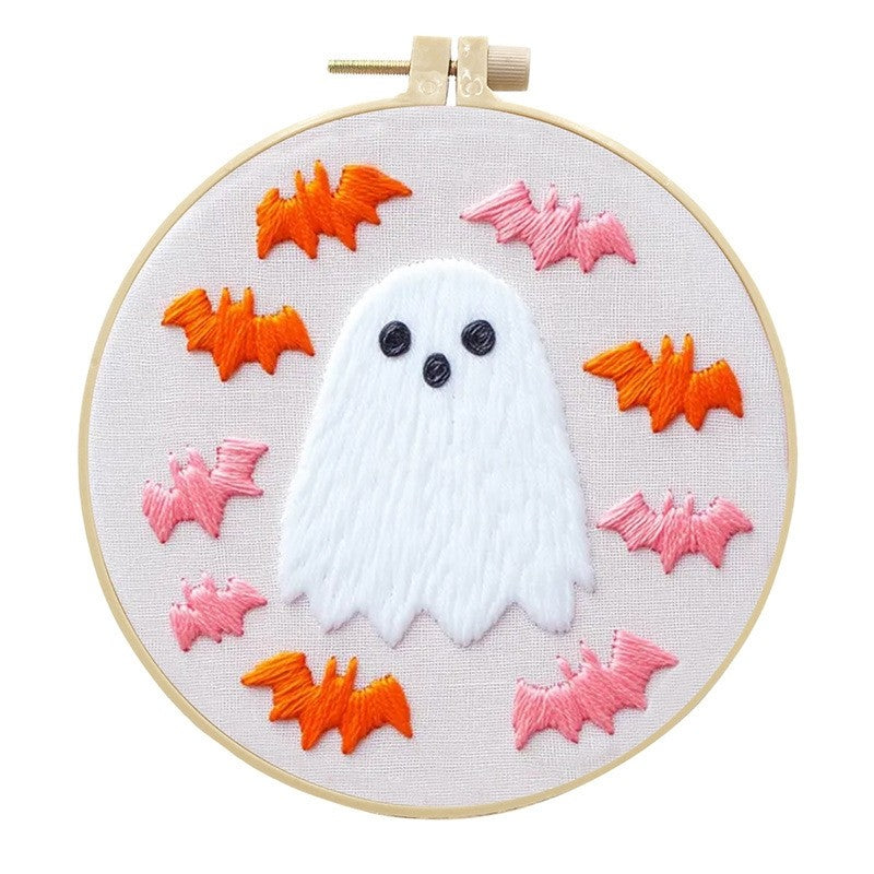 Pink Holiday Embroidery Kit