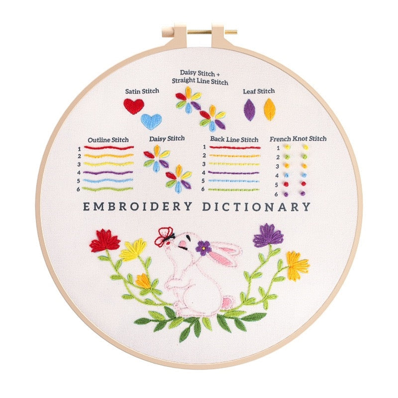 Stitch Sampler Embroidery Start Kit