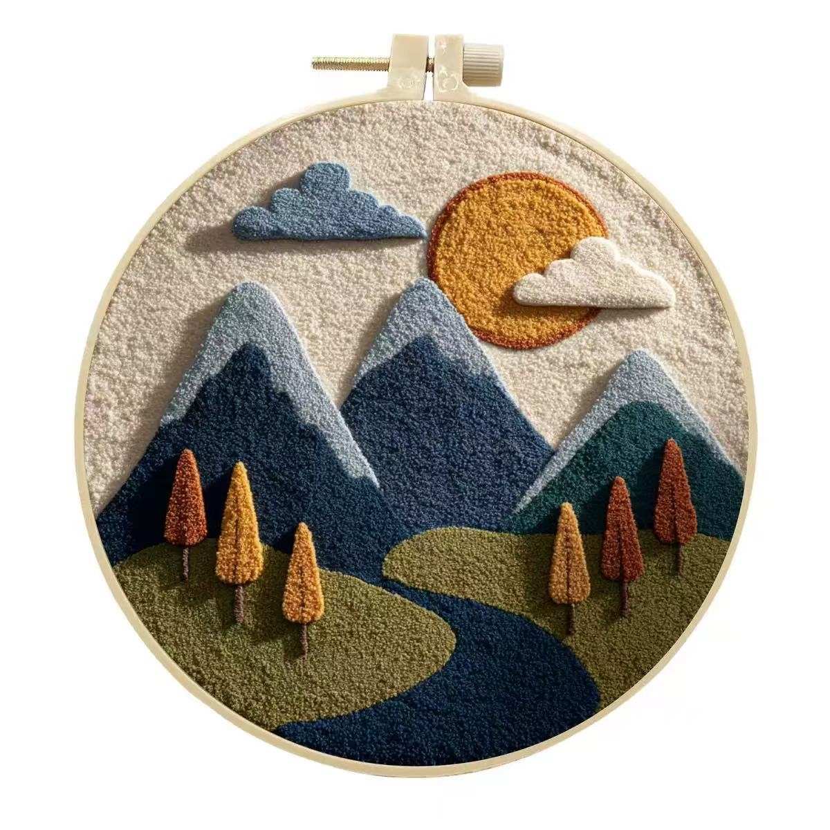 Valley Mountains Punch Needle Kit