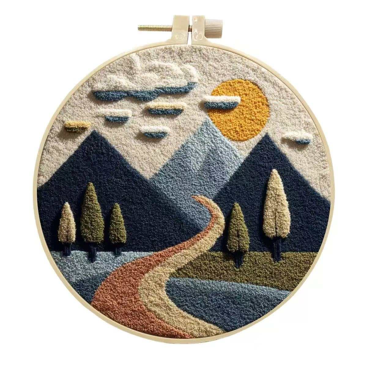 Valley Mountains Punch Needle Kit