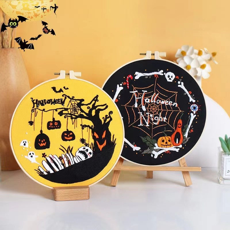 Happy Halloween Embroidery Kits