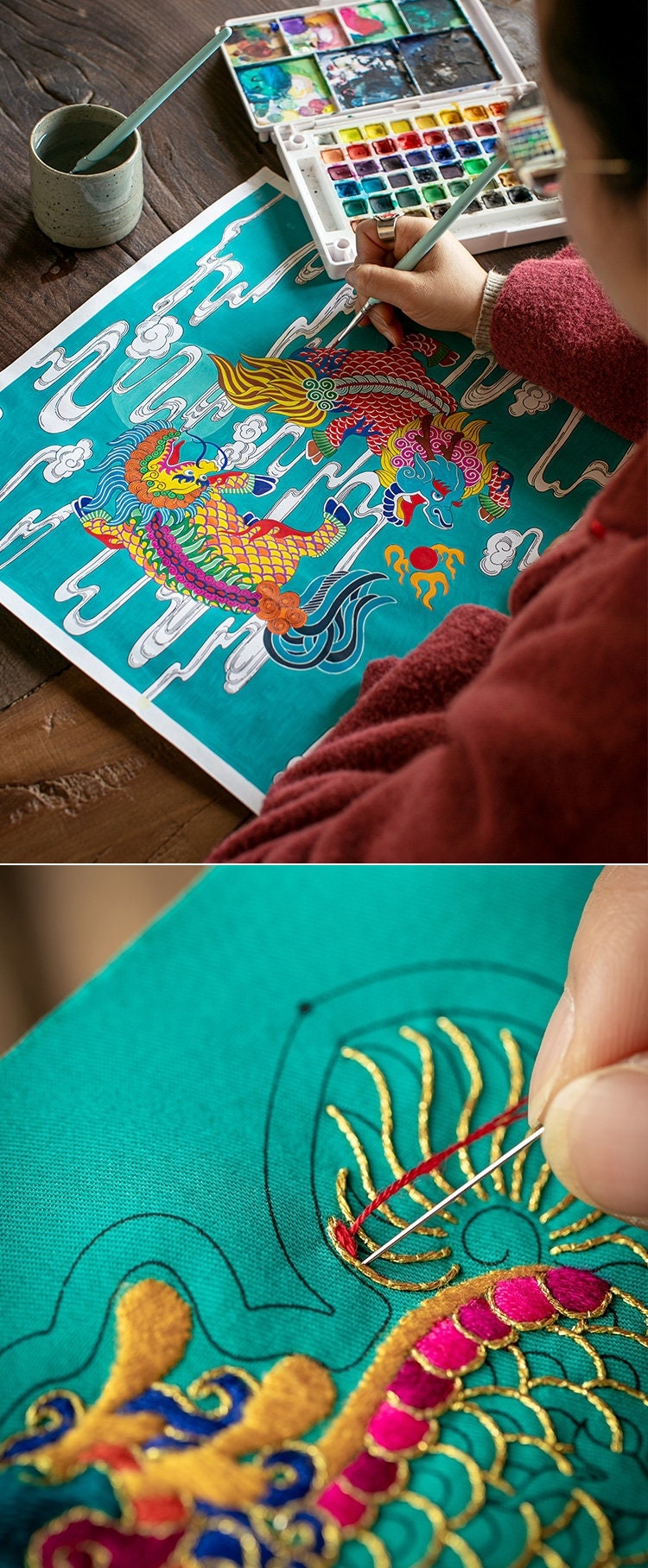 Kirin Longevity Amulet | DIY Emrboidery Kit
