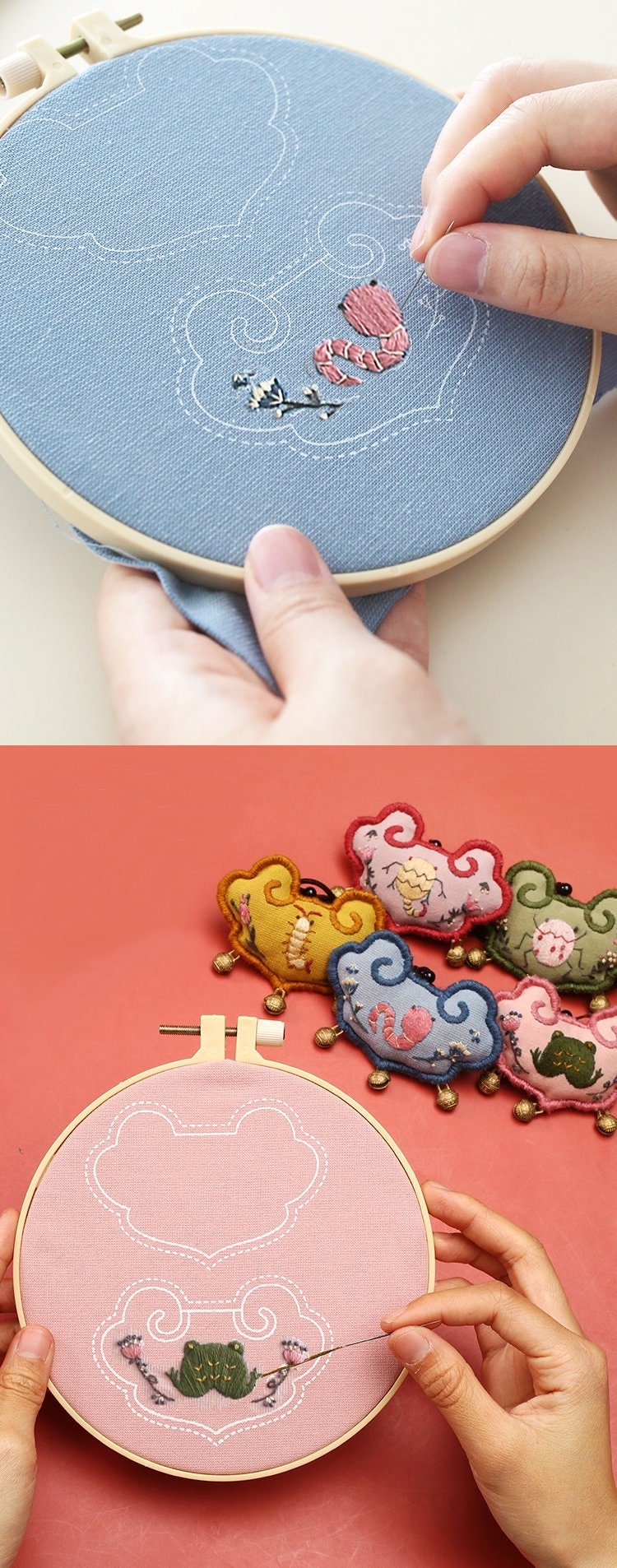 Five Creatures | DIY Embroidery Kit