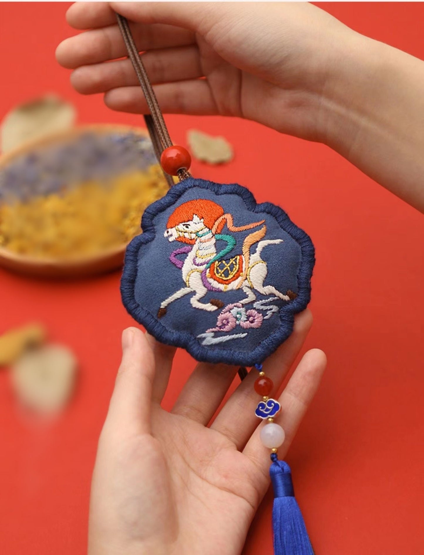 Run with The Dream Amulet, Beginner DIY Embroidery Kit