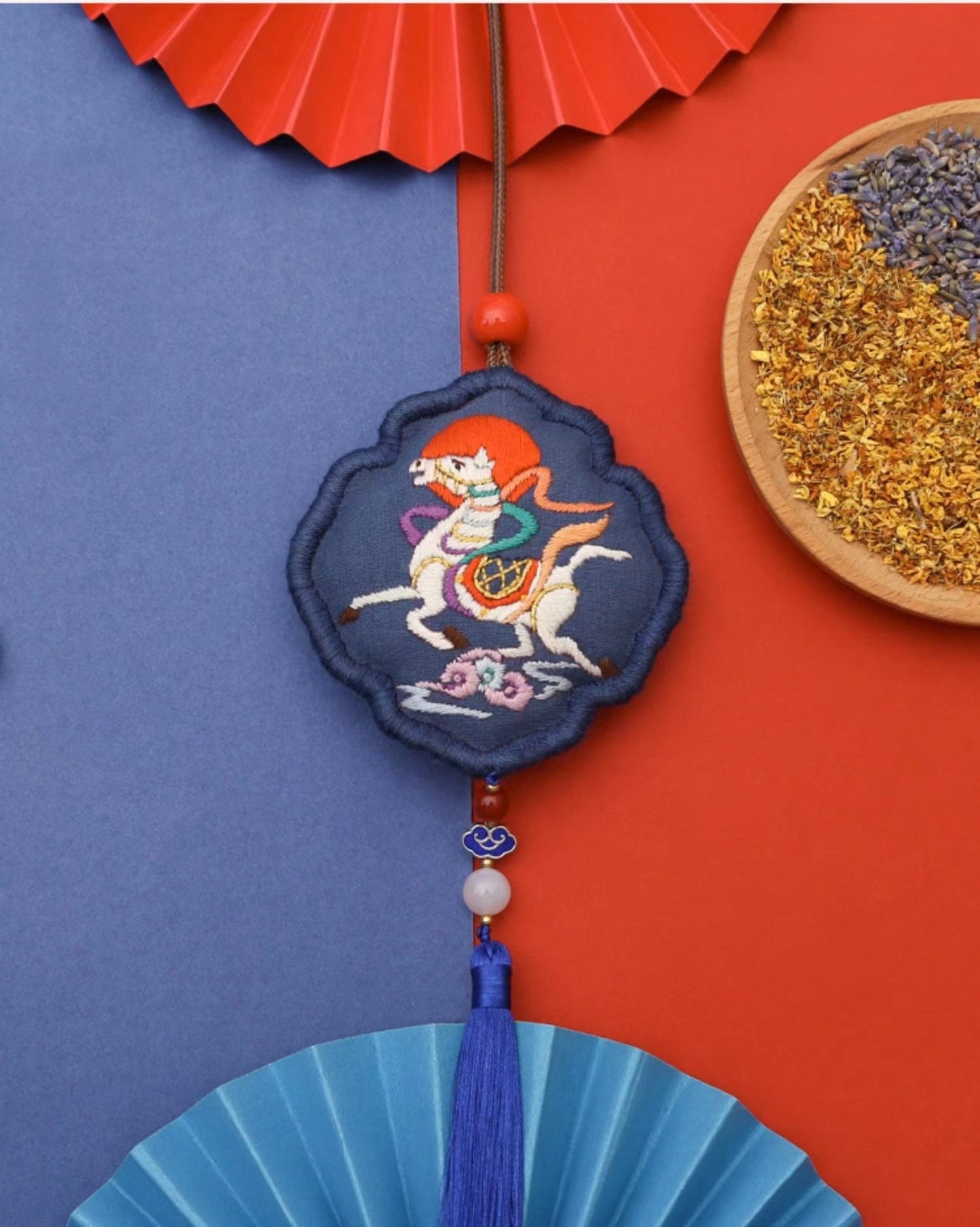 Run with The Dream Amulet, Beginner DIY Embroidery Kit
