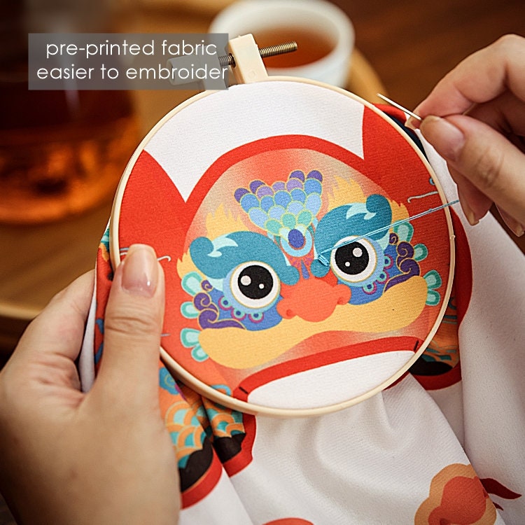Cloth Unicorn Kylin DIY Embroidery Kit