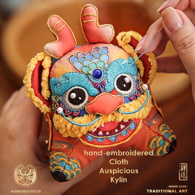 Cloth Unicorn Kylin DIY Embroidery Kit
