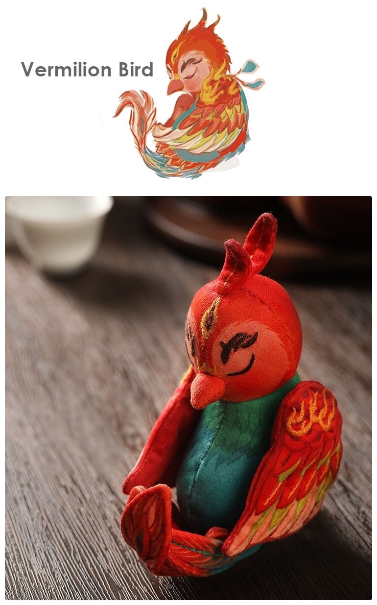 Dragon, Vermilion Bird, Tiger, Turtle Doll | DIY Embroidery Kit