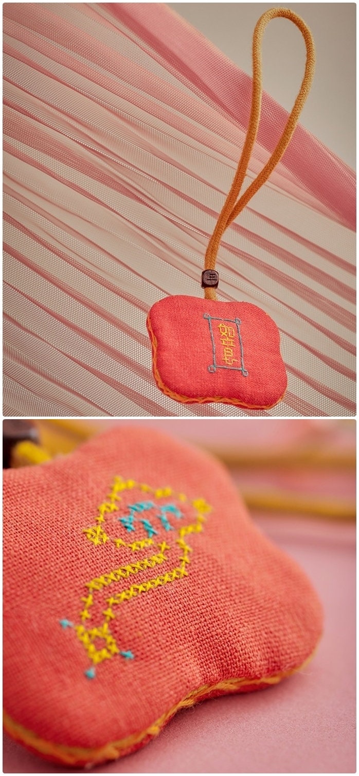Geometric Embroidery Amulet | DIY Kit