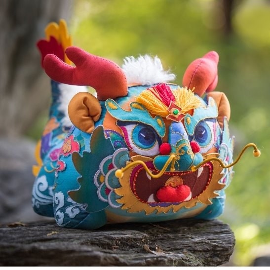 Super Azure Dragon - DIY Embroidery Kit