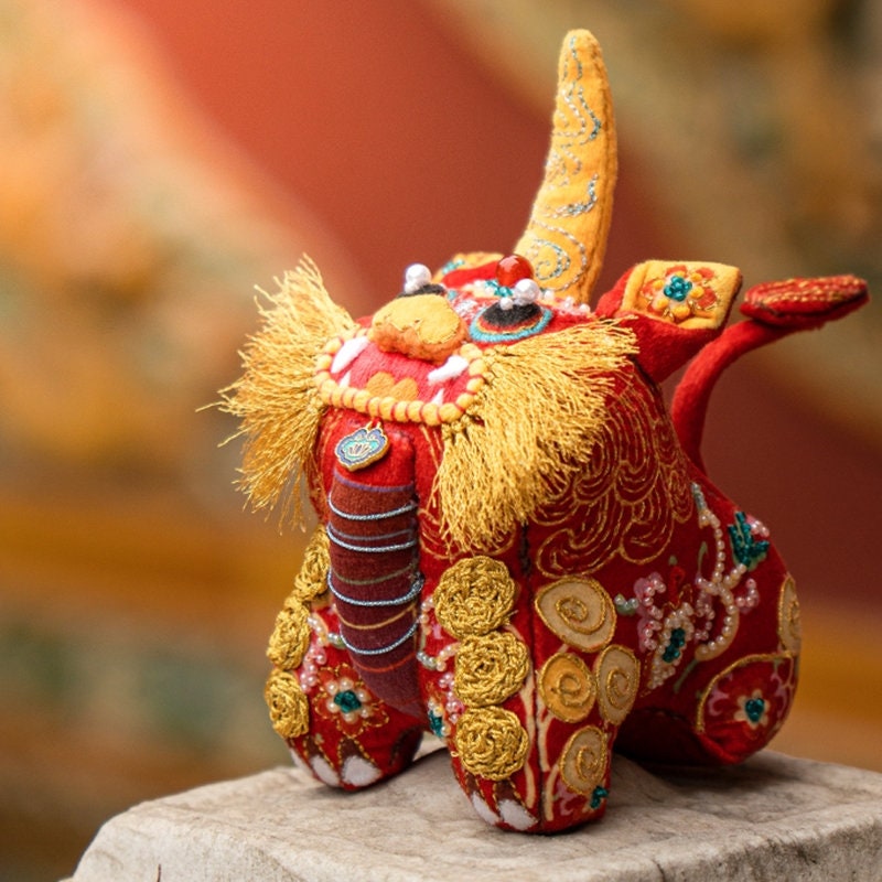 Chinese Unicorn DIY Embroidery Kit