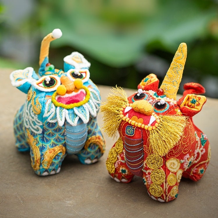 Chinese Unicorn DIY Embroidery Kit