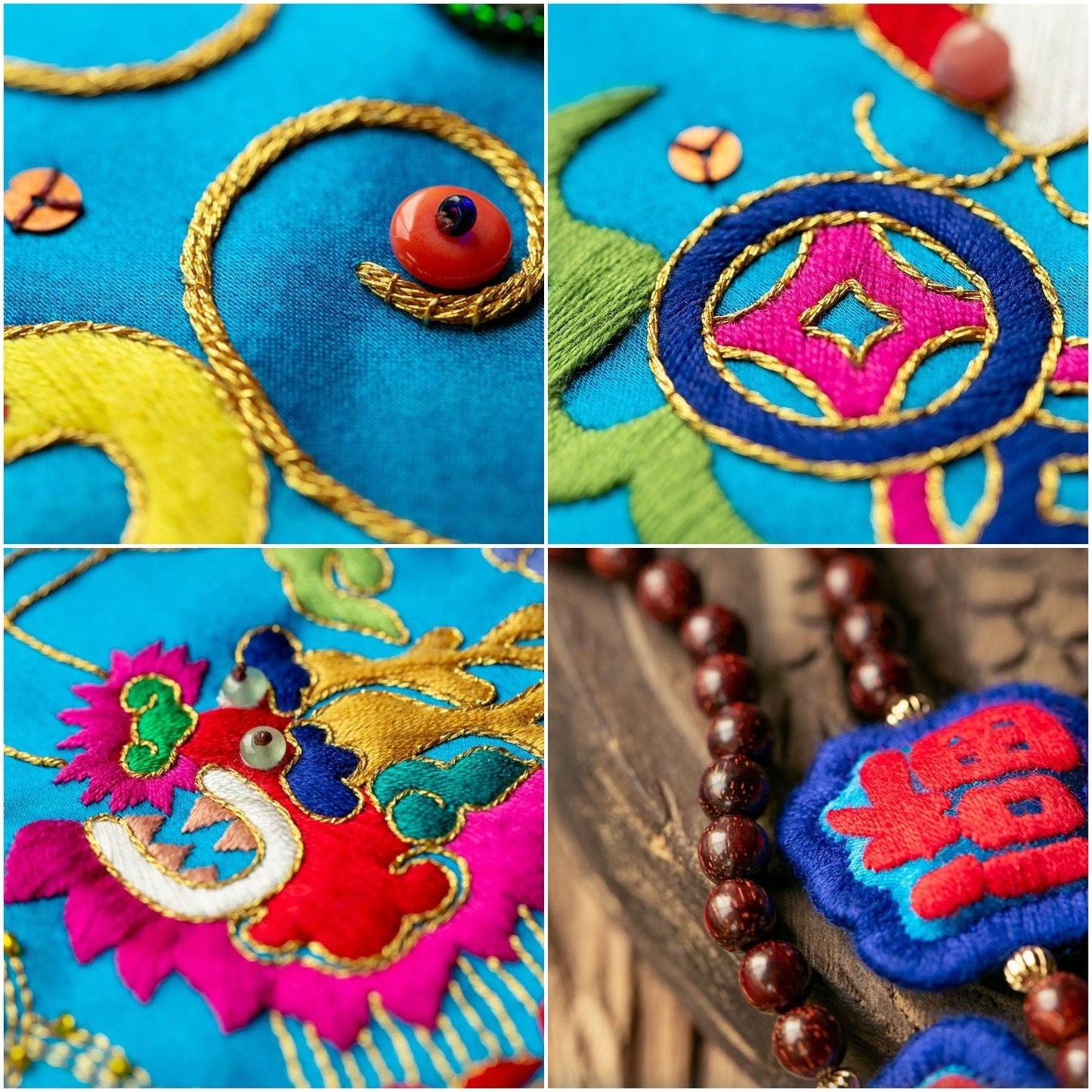 Double-sided Hand-embroidered Pouch | Finished Version