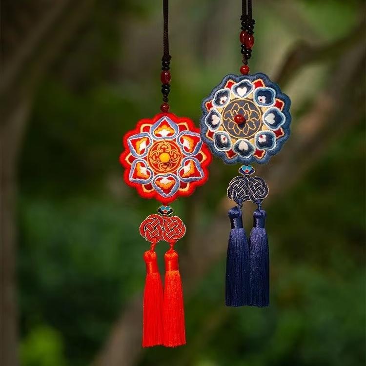Lotus Amulet DIY Embroidery Beginner Start Kit