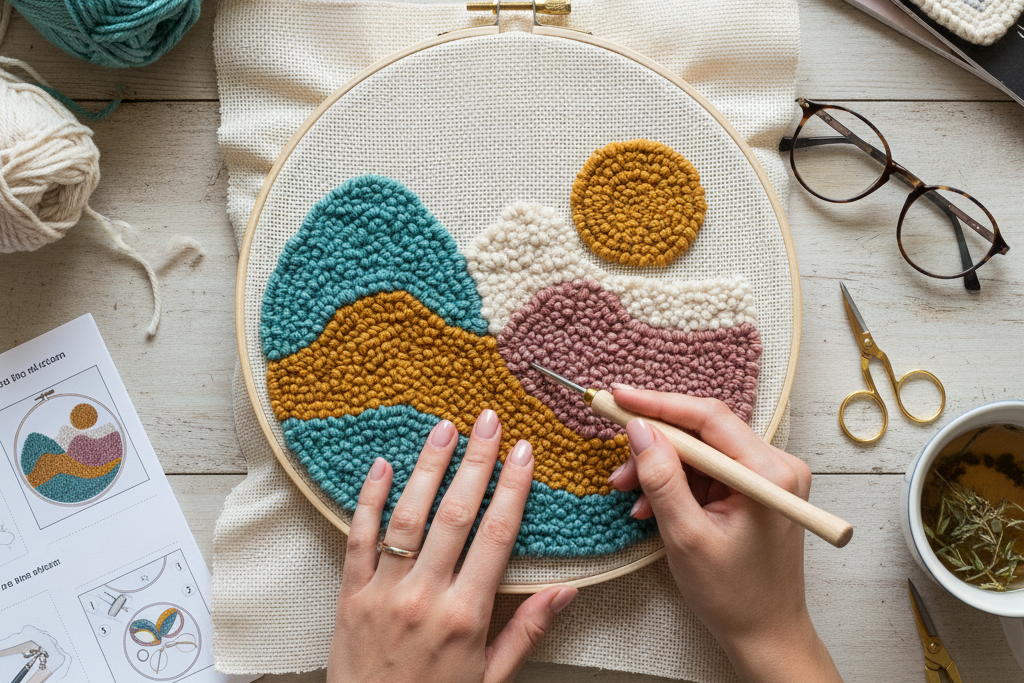 Punch Needle Kits: The Easy, Relaxing Craft That’s Taking Over Home Decor