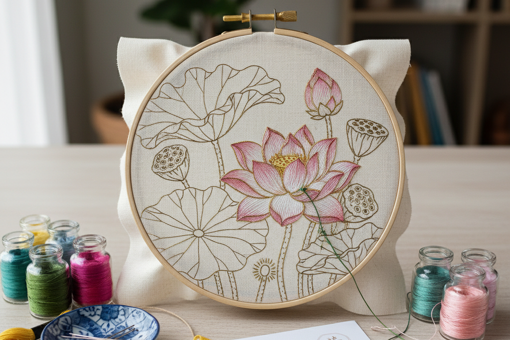 Blooming Beauty: Unraveling the Symbolism of the Lotus in Chinese Embroidery