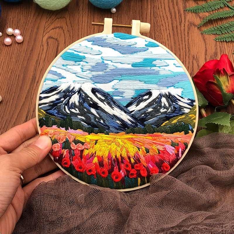 Aurora Beginner Hand Embroidery Kit