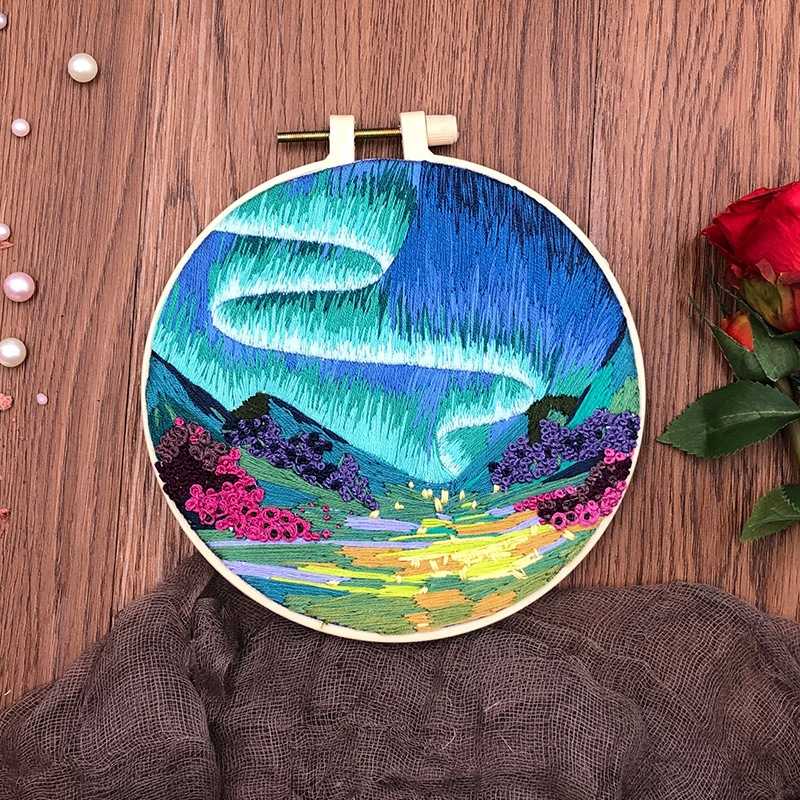 Aurora Beginner Hand Embroidery Kit