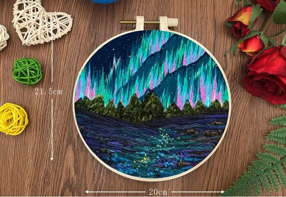 Aurora Beginner Hand Embroidery Kit