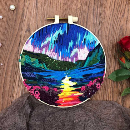 Aurora Beginner Hand Embroidery Kit