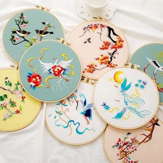 Chinese Motifs Beginner Embroidery Kit
